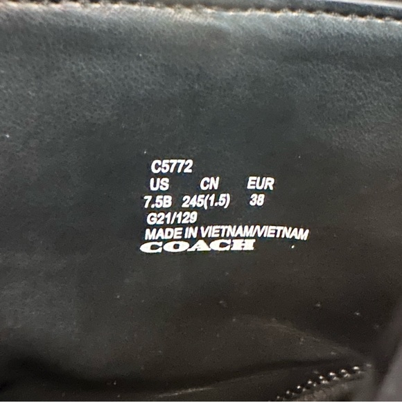 Coach black and gray logo booties - Picture 6 of 6